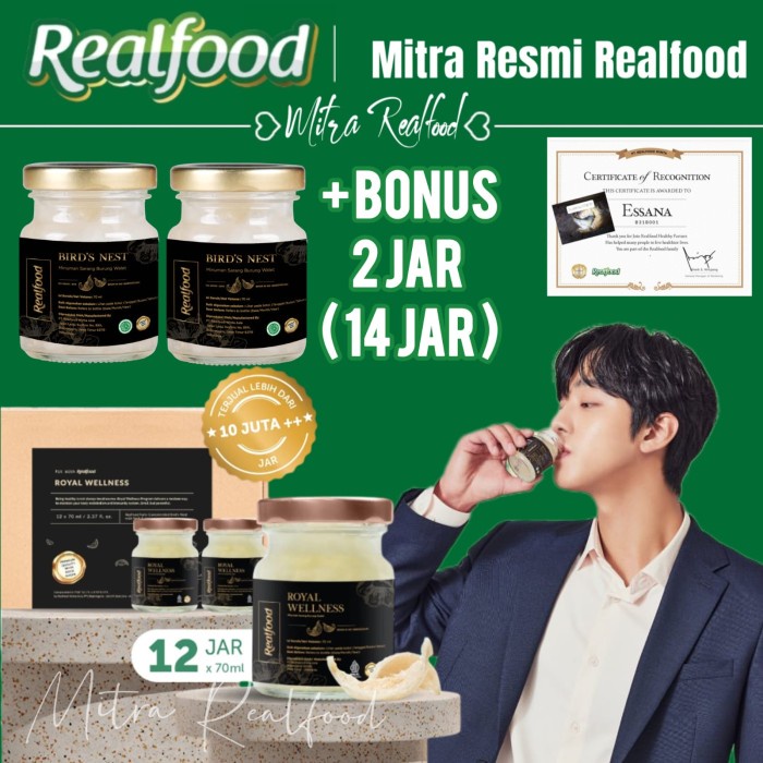 

Realfood royal wellness minuman sarang burung walet