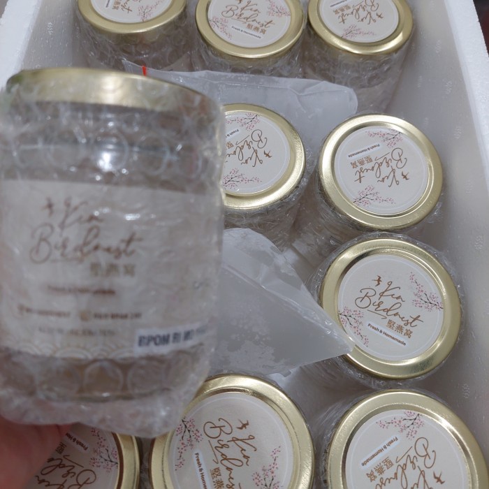

[BPOM]Paket sarang burung walet beli 10jar free 1 @250ml