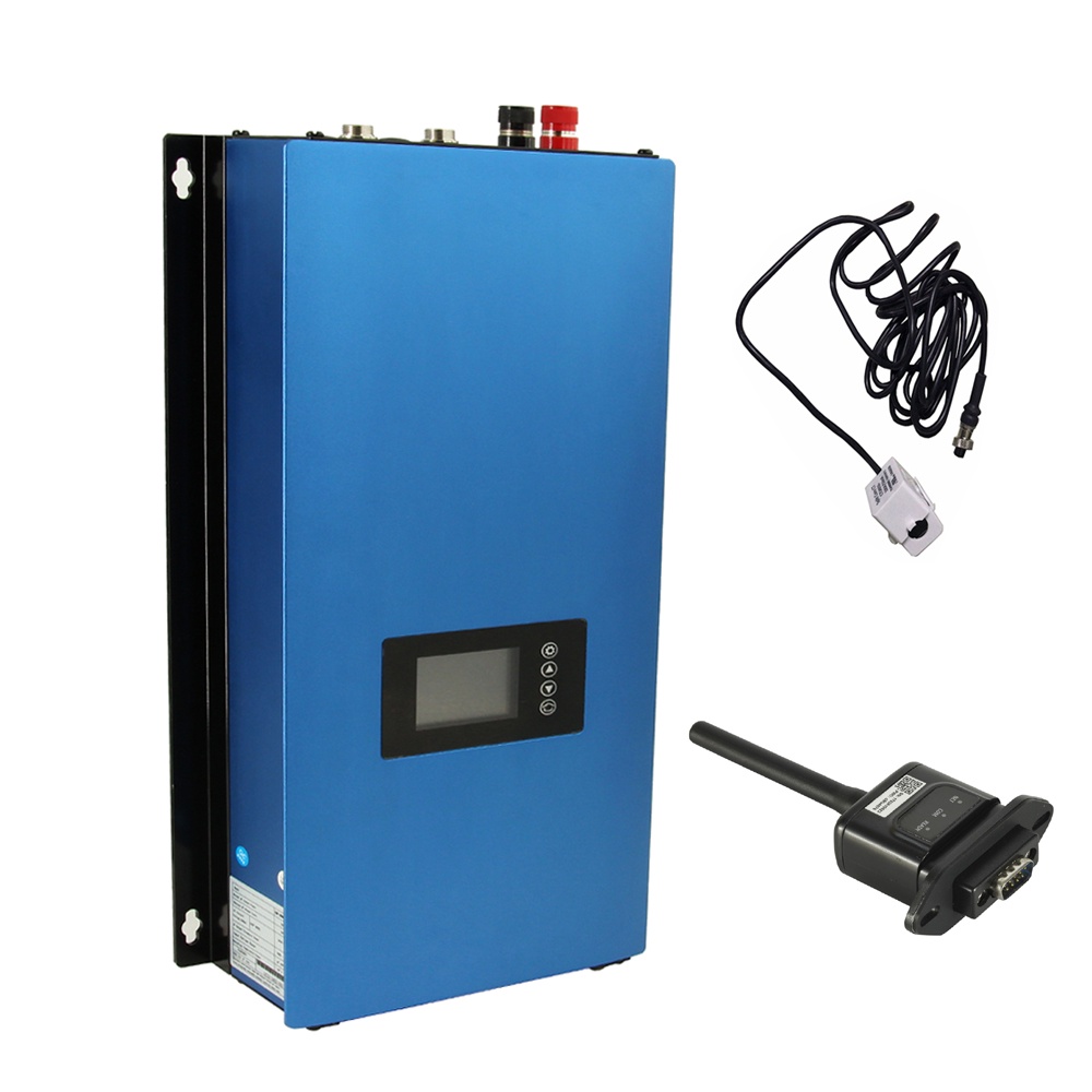 MONC PV System Solar Power Grid Tie Inverter SUN 2000GTIL2-LCD  Limiter MPPT 2000W Pure Sine Wave In