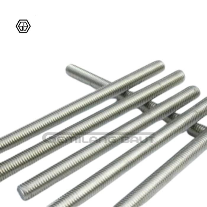 As Drat/Long Drat Stainless 304 M22 X 1 Meter