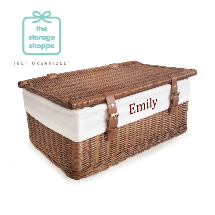 Personalized Rattan Trunk / Peti Rotan / Keranjang Rotan Multifungsi
