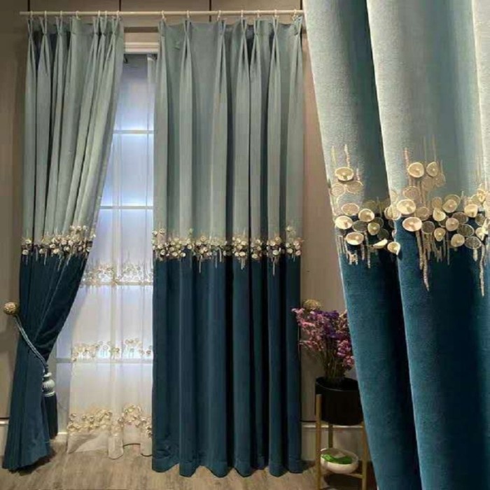 

Light Luxury Seamless Stitche Curtains For Living Room Kamjay