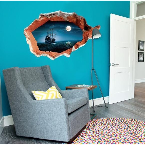 

An 3D Ship Night Living Room Bedroom Animals Floor Home