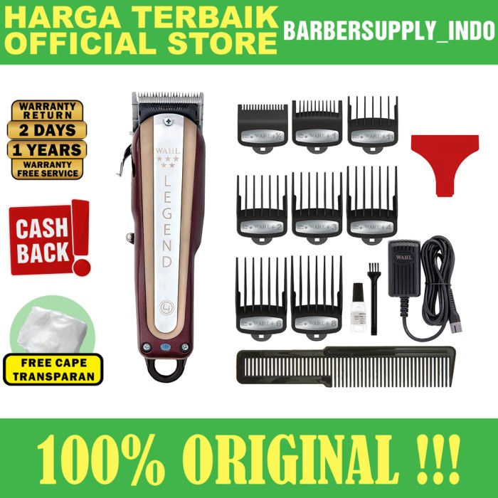 Wahl Legend Cordless Mesin Cukur Alat Cukur Rambut Original