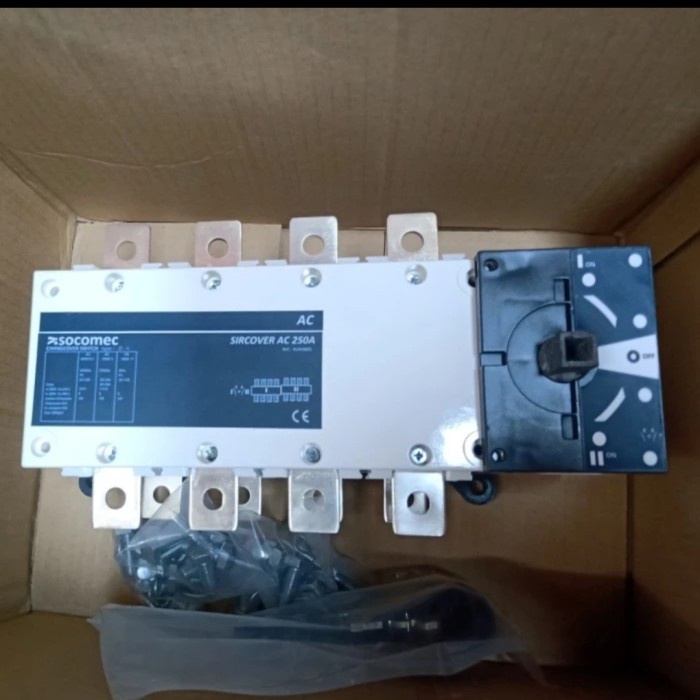 HOT SALE COS SOCOMEC 250A 4P sircover