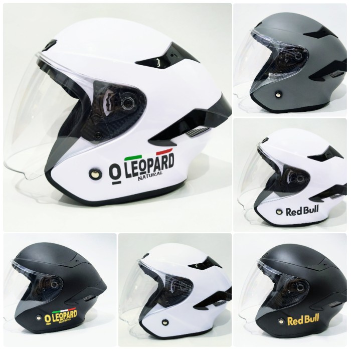 Helm Arl Tt Course Single Visor Half Face Sni.