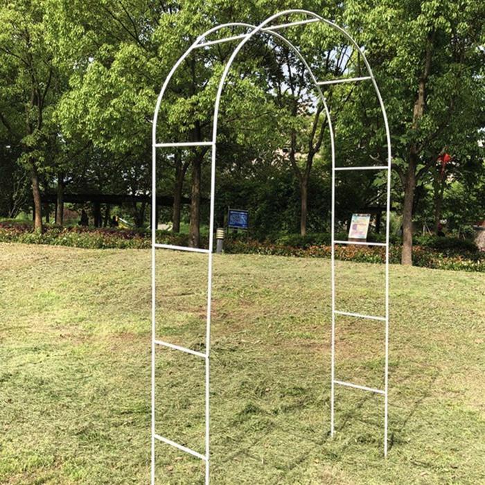 HOT SALE Pergola Besi Dekorasi 2leyer Besi Lengkung Dekorasi 2,4m X 1,4m Gapura Pintu Masuk