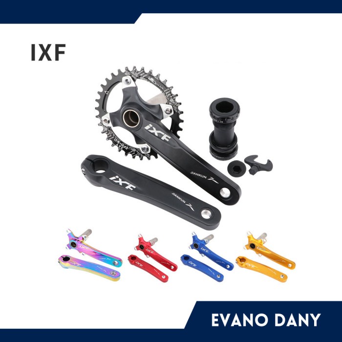 Crank Ixf Ht2 Jiankun Bcd 104 Include Bb Bcd104 Mtb Bmx Hybrid Ori