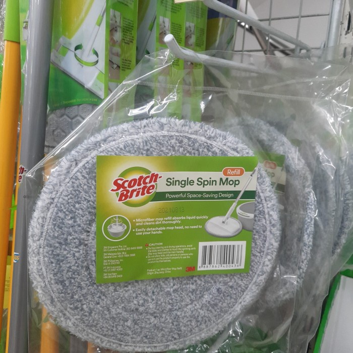 ] REFILL SINGLE SPIN MOP SCOTCH BRITE