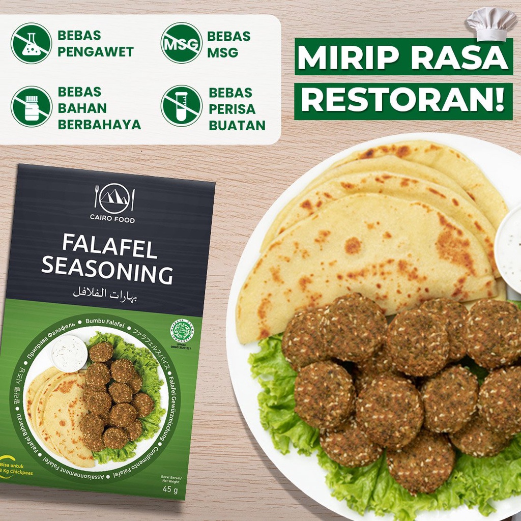 

Bumbu Falafel Premium Untuk Profesional - Cairo Food