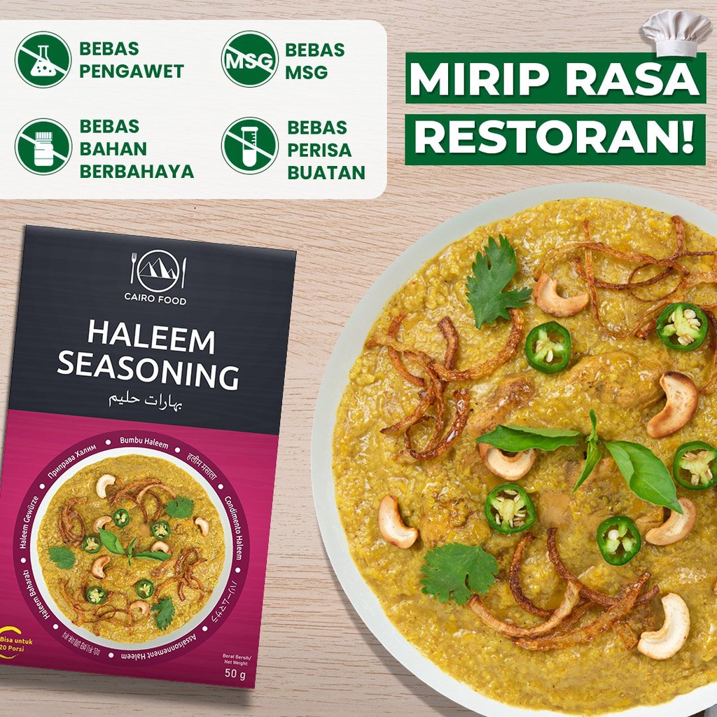 

Bumbu Haleem Premium Untuk Profesional - Cairo Food