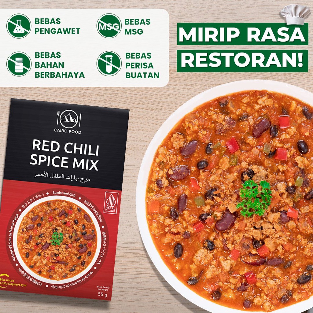 

Bumbu Red Chili Premium Untuk Profesional - Cairo Food