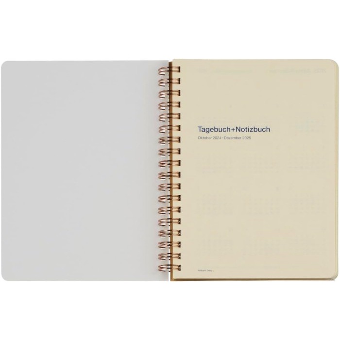 

Rollbahn 2025 Schedule Book Monthly Planner + Grid Paper Delfonics Rollbahn Diary Ready Stock