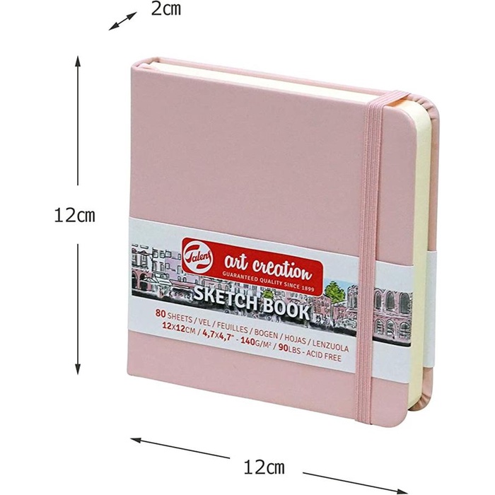 

Talens Art Creation Hardcover Sketch Book 12X12Cm 140Gsm