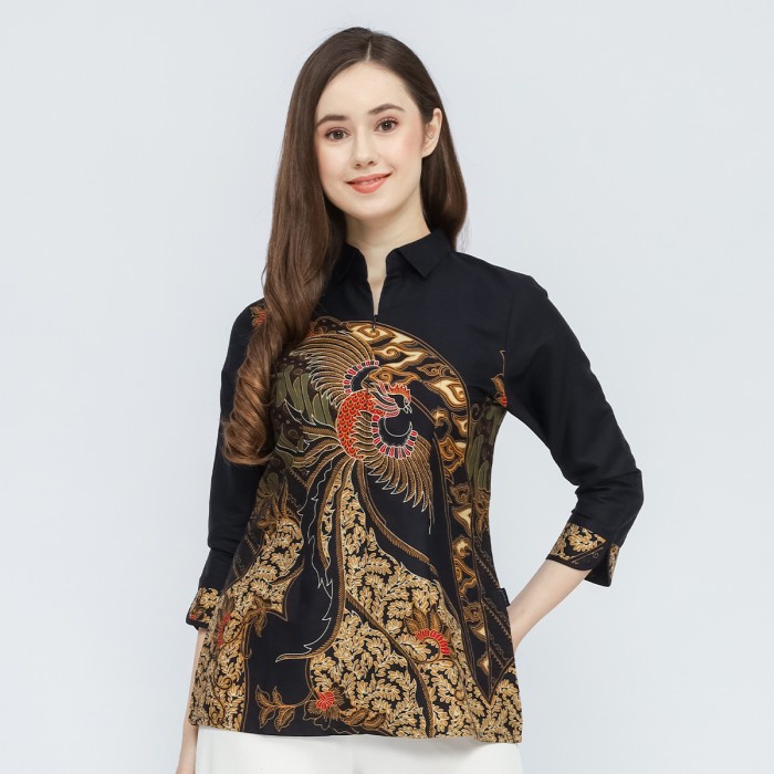 Hadinata Batik Wanita Superfine Blouse Charity Caturangga