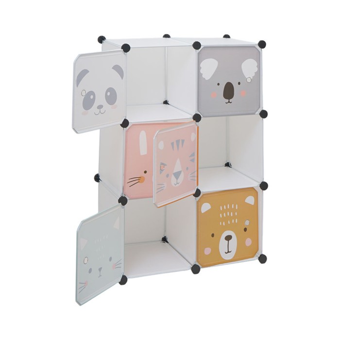 Informa Lemari Pakaian Plastik Multifungsi Animals Series