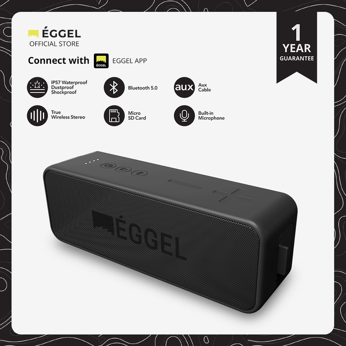 Sale Eggel Active 2S Waterproof Action Portable Bluetooth Speaker