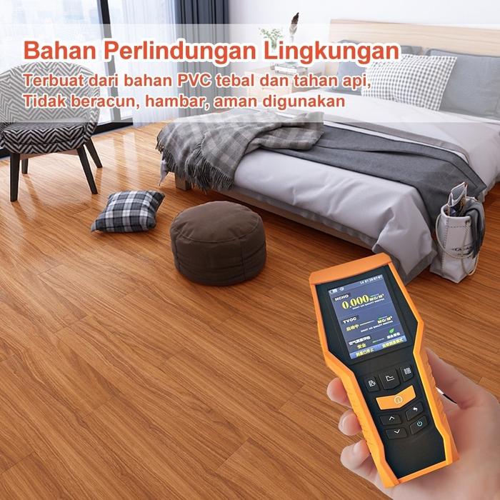 Stiker Lantai Vinyl Pvc 92Cmx16Cm Motif Kayu Realistis 36 Pcs/Kotak - Kamar List Gold Wall Panel Pvc