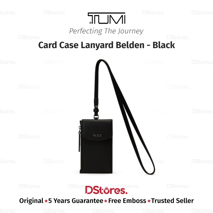 

Tum I Card Case Lanyard Belden - Black