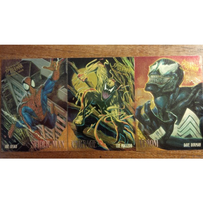 Kartu Fleer Ultra Spiderman Goldenweb Hologram Limited Edition Card