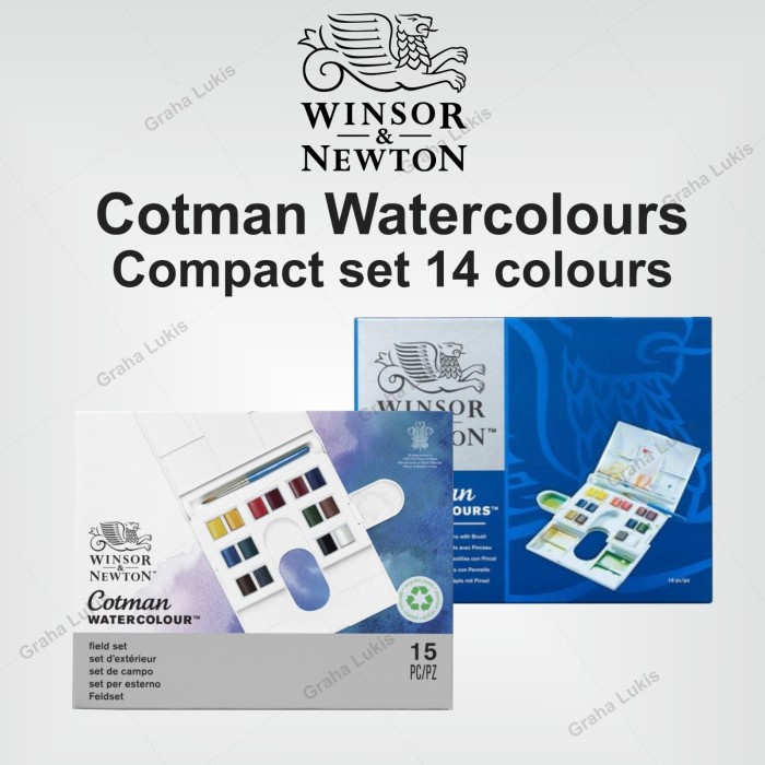 

Sale Winsor&Newton Cotman Water Colour Compact Set 14 Colours