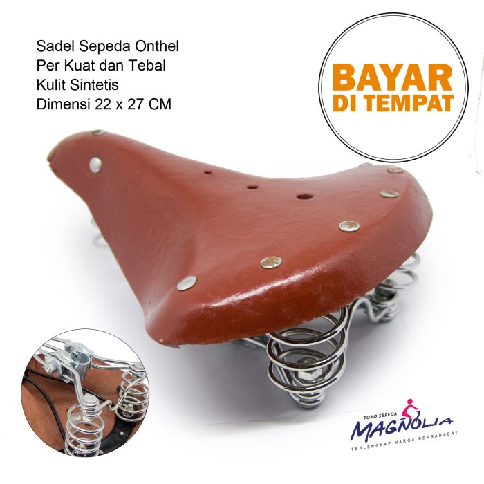 Terlaris Sadel Jok Sepeda Onthel Sadel Jadul Vintage Per Kuat dan Awet SALE