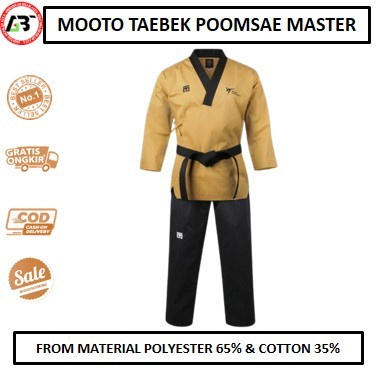 MOOTO Taebek POOMSAE Uniform MASTER