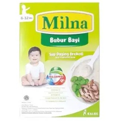 

MILNA 6+ BUBUR SUP DAGING BROKOLI 120 GR - RAJA SUSU