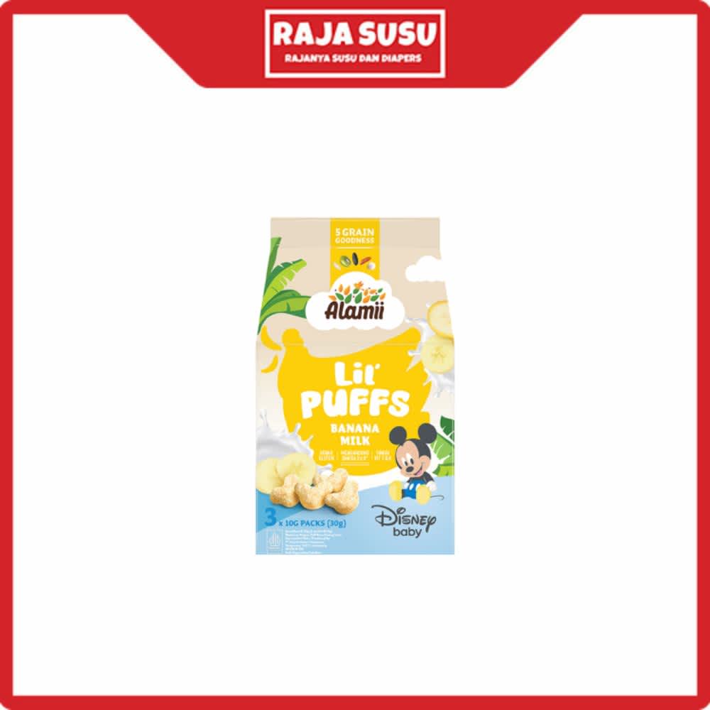 

ALAMII LIL PUFFS BANANA MILK 30GR - RAJA SUSU
