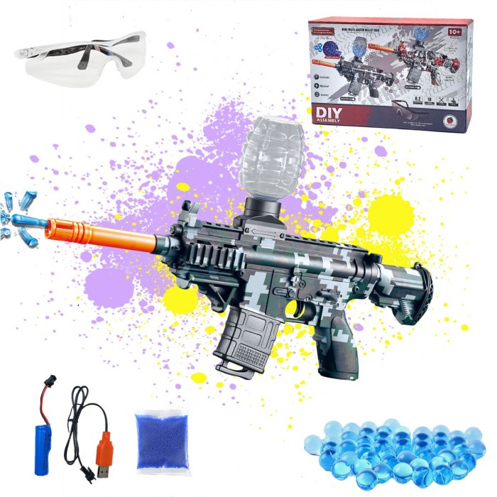 Mainan Pistol Anak M416 Electric Splatter Gel Blaster