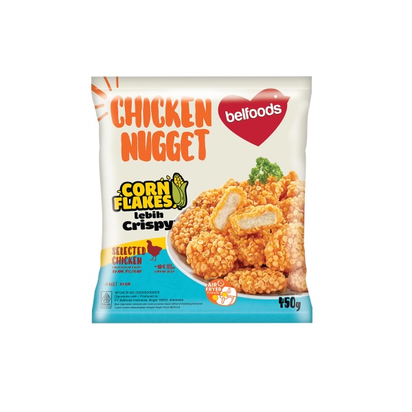 

BELFOODS CHICKEN NUGGET CORNFLAKES 450 GR