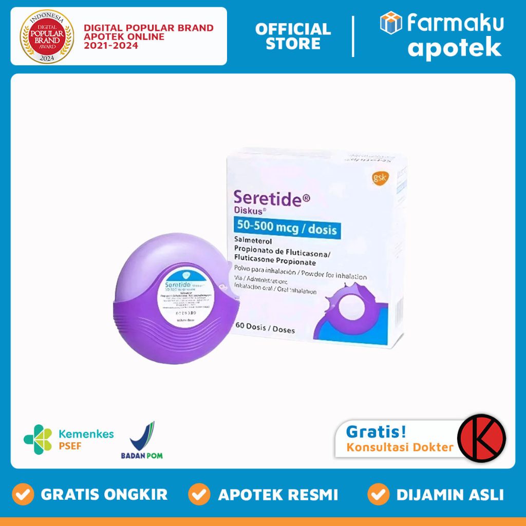 Seretide Diskus 50/500 mcg 60 Dosis - HBK