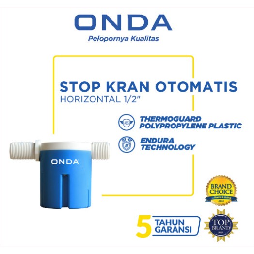 Flashshow KRAN AIR OTOMATIS BAK MANDI PELAMPUNG STOP KRAN OTOMATIS TANDON TORN ONDA FLOATER 1/2 INCH
