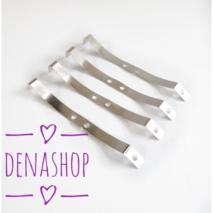 Flashshow Metal leaf spring shock Pegas Per Daun Truk RC untuk WPL B24 b16 b14