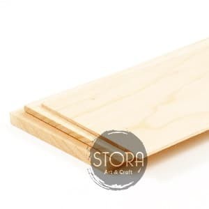 

Flashshow [KUALITAS BAIK] 2pc Kayu Balsa Sheet 1mm - Papan Bahan Maket 50cm