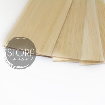 

Flashshow [KUALITAS BAIK] 2pc Kayu Balsa Sheet 5mm - Papan Bahan Maket 50cm