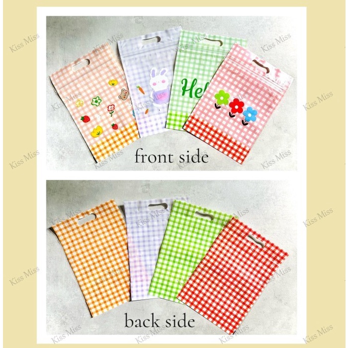 

Flashshow 15x22 - SNACK BAGS handle EKONOMIS - standing pouch ziplock - bingkisan permen - goodie