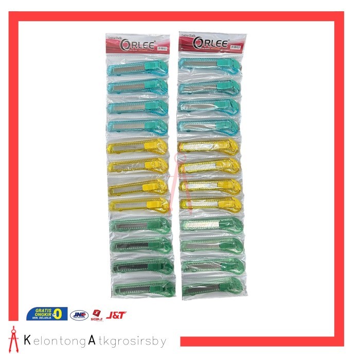 

Flashshow Pisau Cutter / Pemotong Renteng Bening Besar