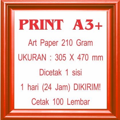 

Flashshow Print/Cetak Kertas ArtPaper Ukuran A3 Gramatur 210 Gr CETAK 100 LBR