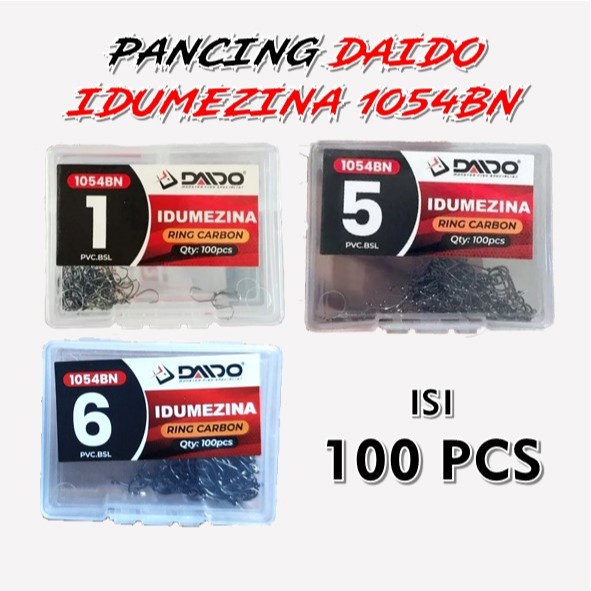 kail pancing daido idumezina ring isi 100 pcs mata pancing daido idumezina ring isi 100 pcs