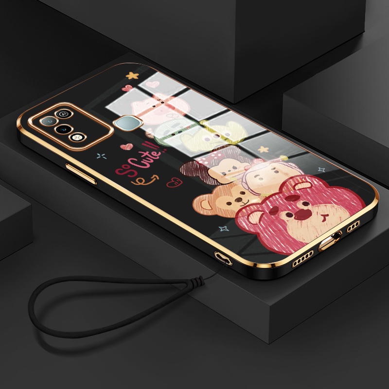 Casing Hp Untuk Infinix Hot 9 Play Hot 10 Play Hot 11 Play Case Casing Hewan pola Kasing HP Kesing S