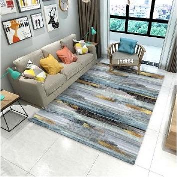 Hl0587 Karpet Lantai Polyester Karpet Marble Estetik Karpet Permadani Karpet Pola Batu Ambal Karpet