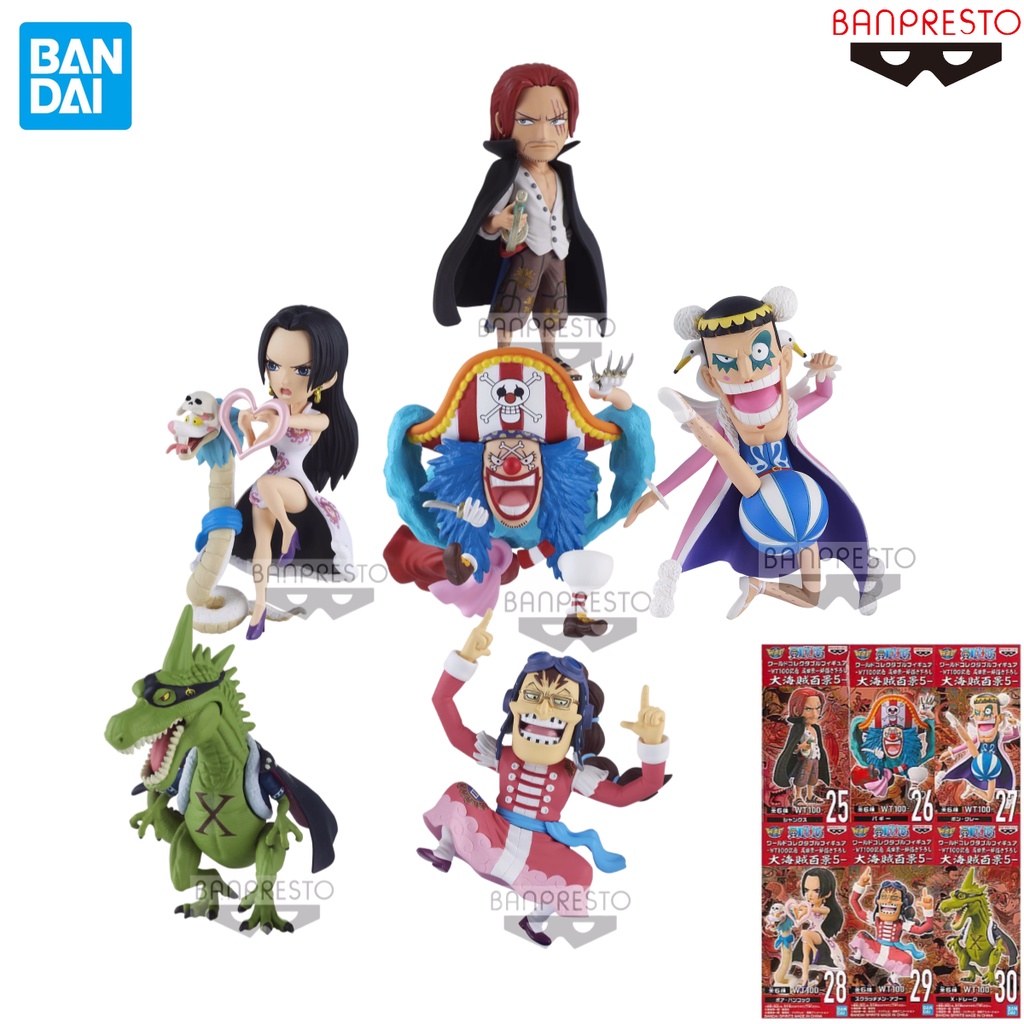 TAOCO Original One Piece WCF WT100 VO.5 Shanks Buggy Mr.2 Bentham Boa·Hancock Scratchmen Apoo X· Dra