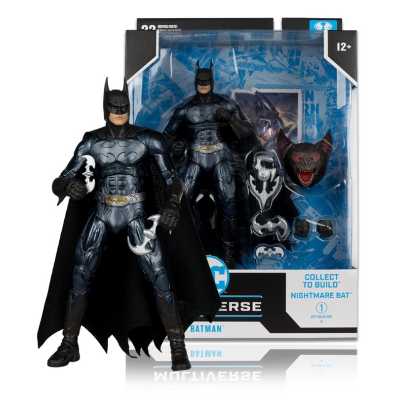 TAOCO Mcfarlane Batman Forever Batman Original Anime Figure Action Figure Toys for Kids Gift Collect