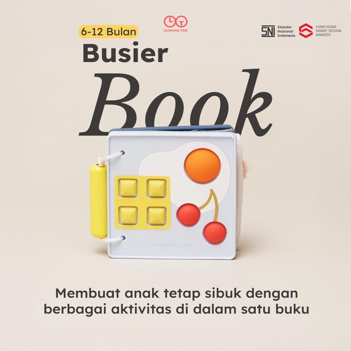 Learning Time Busier Book Movement Series - Buku Mainan Sensorik dan Motorik Bayi 4-12 Bulan