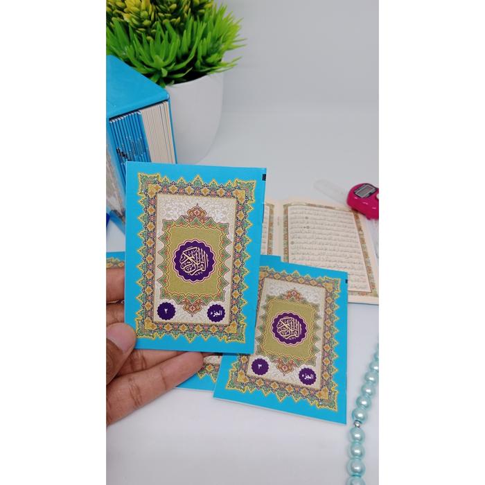 AL-QUR'AN MUJAZA PER JUZ KECIL SAKU TSUMUN BOX QURAN KECIL PERJUZ KODE 684