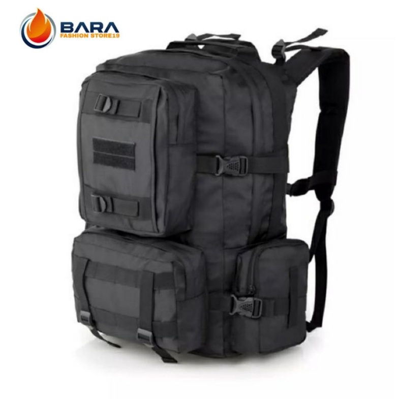 CUCI GUDANG Tas ransel Tni gultor hitam original - Ransel army jumbo - Tas ransel tactical -