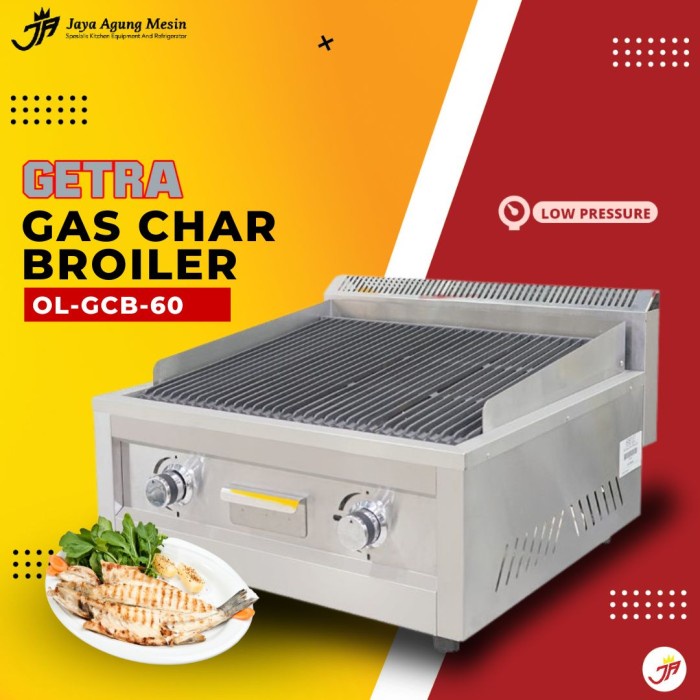 S/S GAS AR BROILER GETRA OL-GCB-60 / OL GCB 60