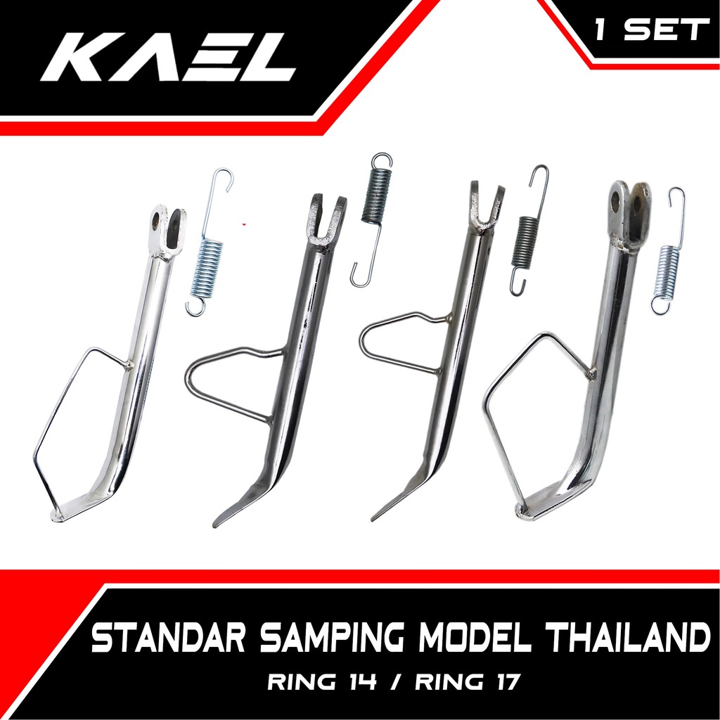 NEW Standar Samping Chrome Ring 14-17 Universal Motor Bebek-Matic Jagang 1 Beat