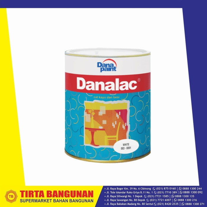 CAT MINYAK / KAYU / BESI DANALAC / DANA PAINT 0,9 LITER